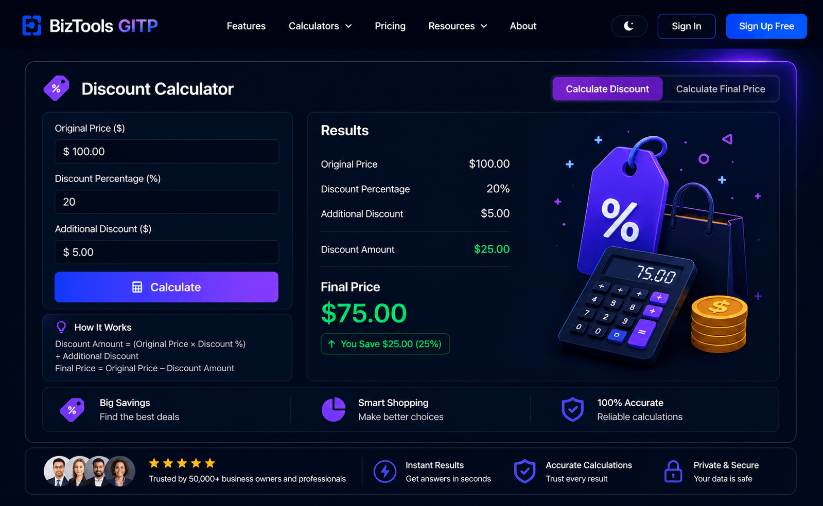 Discount Calc 2