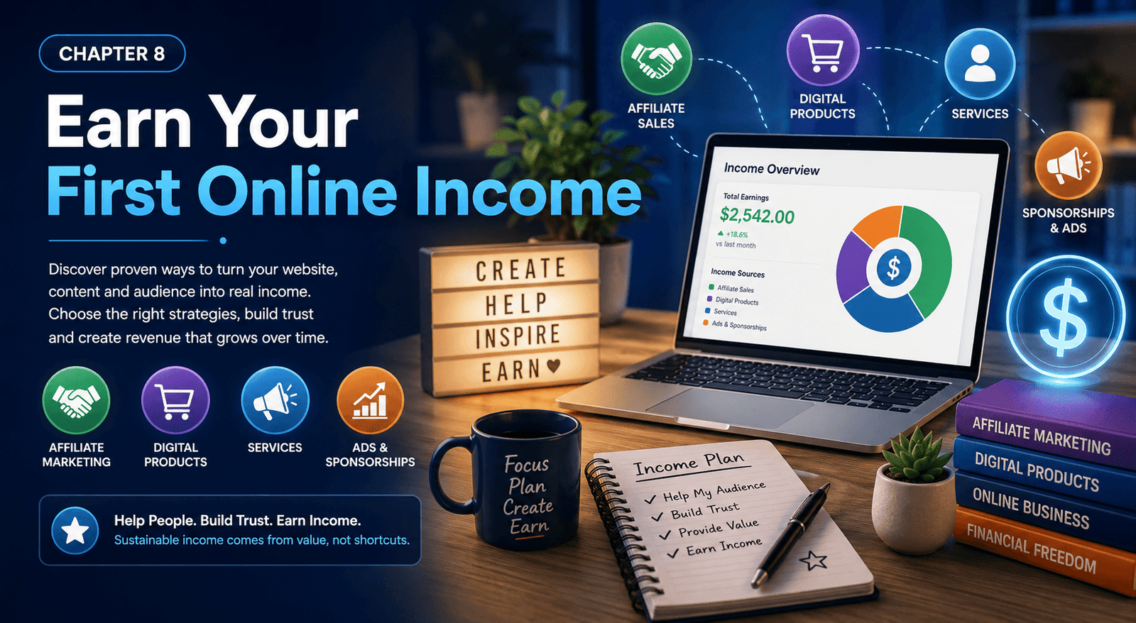 Earn Your First Online Income Chapter 8