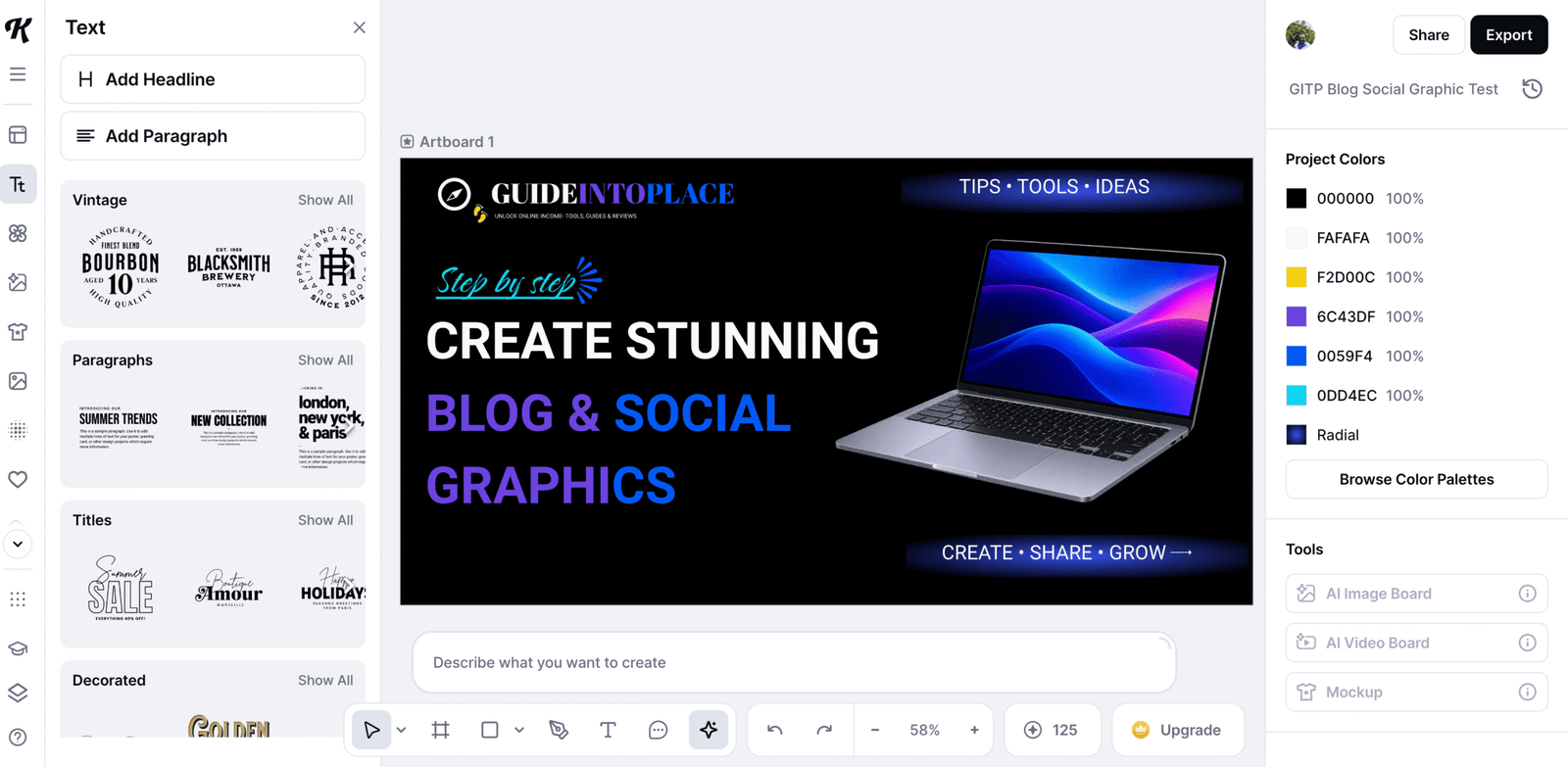 Adding Text